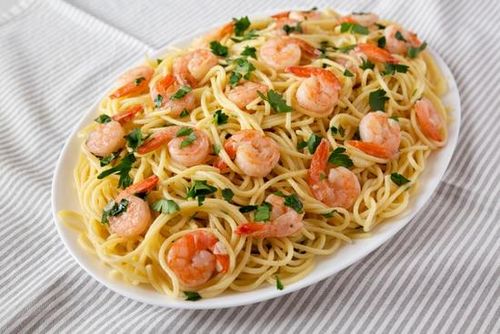 Garlic Butter Shrimp Pasta